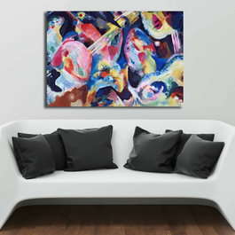 Wallity Lienzo Decorativo Vasili Kandinsky 70 x 100 cm